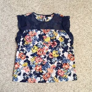 The Limited Floral Blouse Large